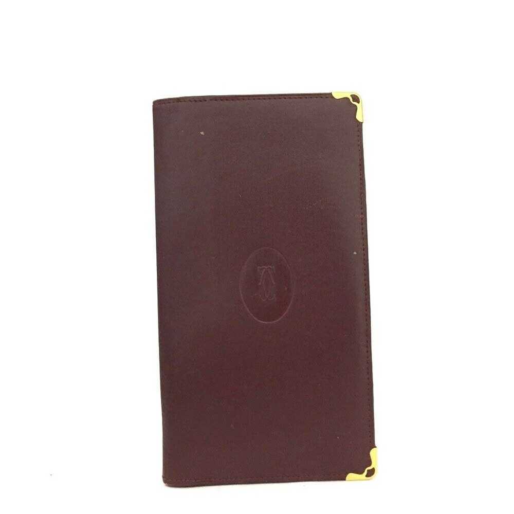 Cartier Must De Cartier Leather Bifold Long Wallet - image 1