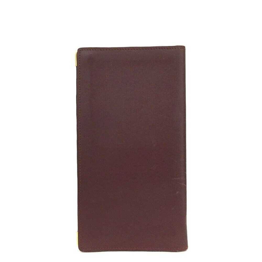 Cartier Must De Cartier Leather Bifold Long Wallet - image 4