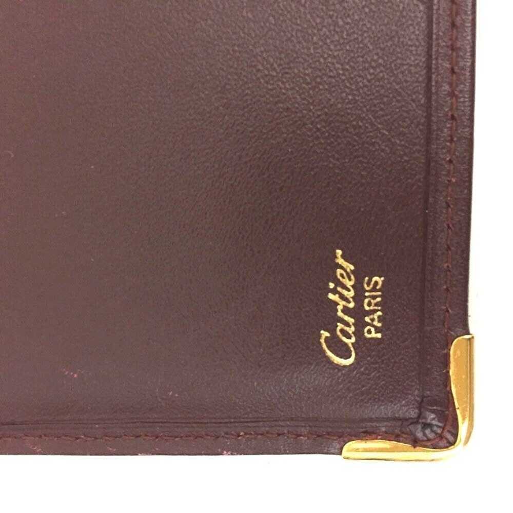 Cartier Must De Cartier Leather Bifold Long Wallet - image 8