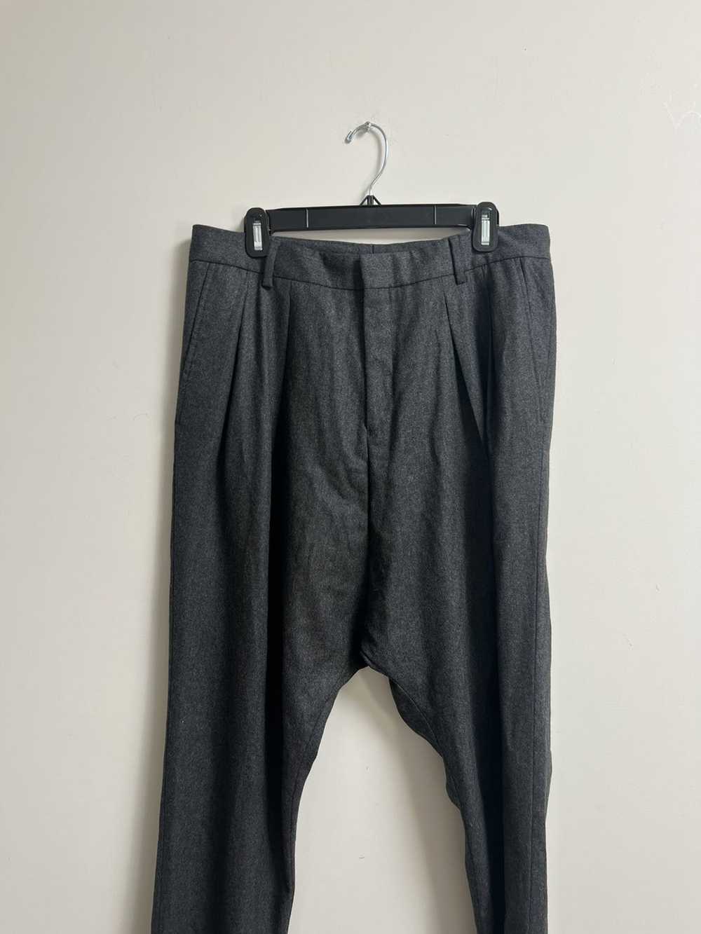 Givenchy GIVENCHY Drop Crotch 100% WOOL Trousers - image 2