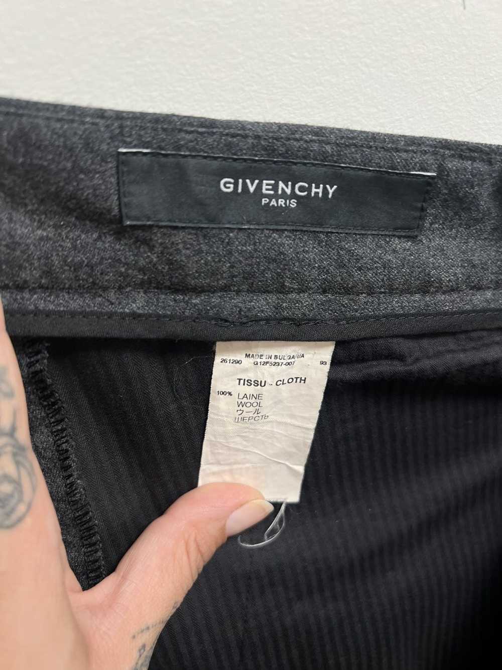 Givenchy GIVENCHY Drop Crotch 100% WOOL Trousers - image 6