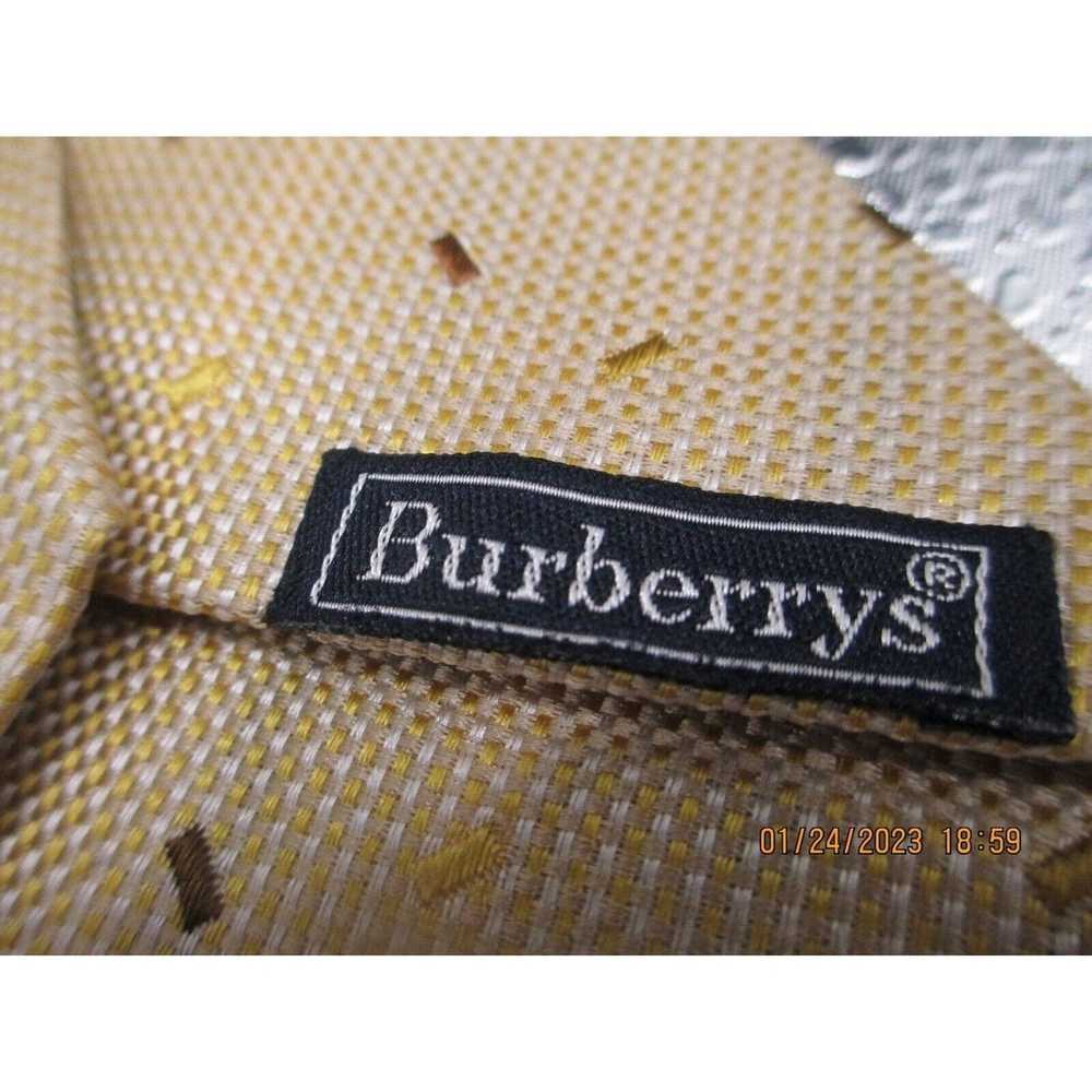 Burberry Burberry London Tie Yellow Silk Geometri… - image 4