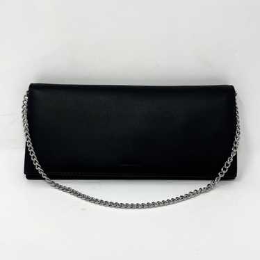 Allsaints AllSaints Black Leather Chain Clutch Wal