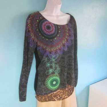 Desigual Desigual Layered Blouse Size L