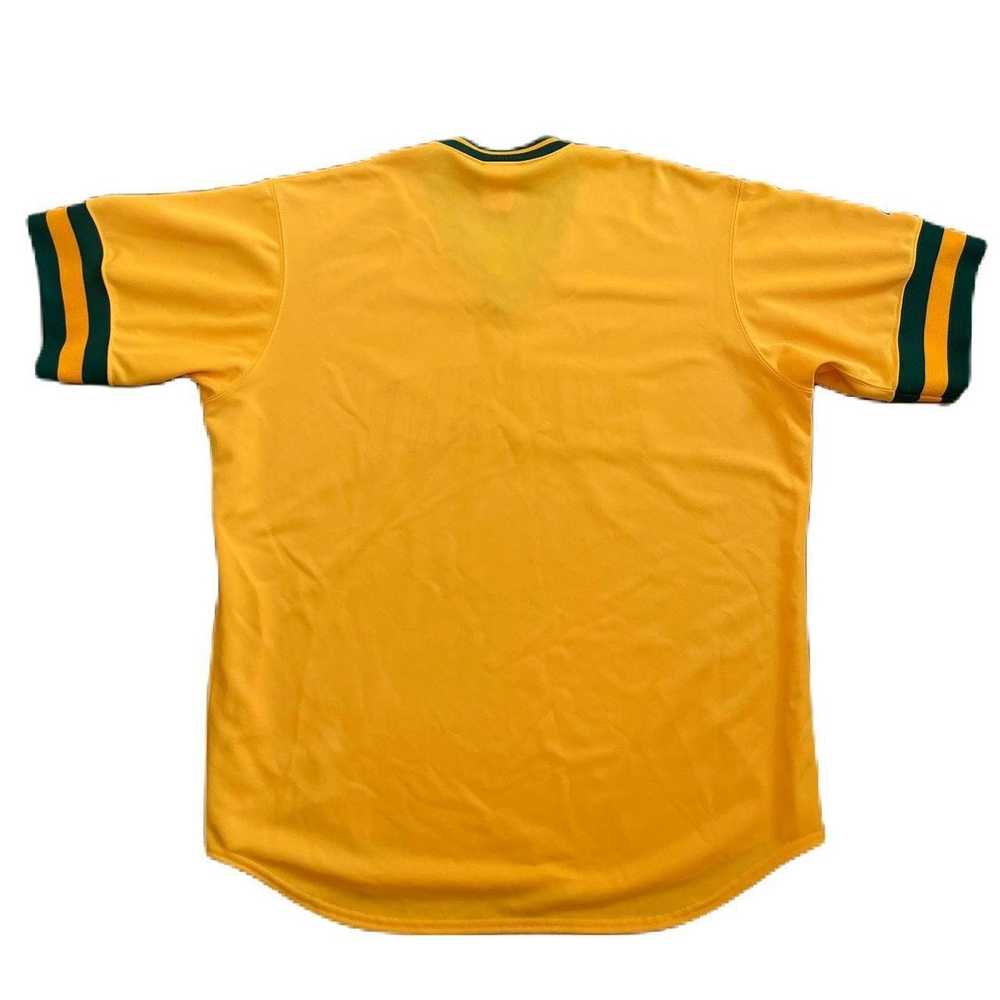 MLB Vintage Cooperstown Collection Oakland Jersey - image 2