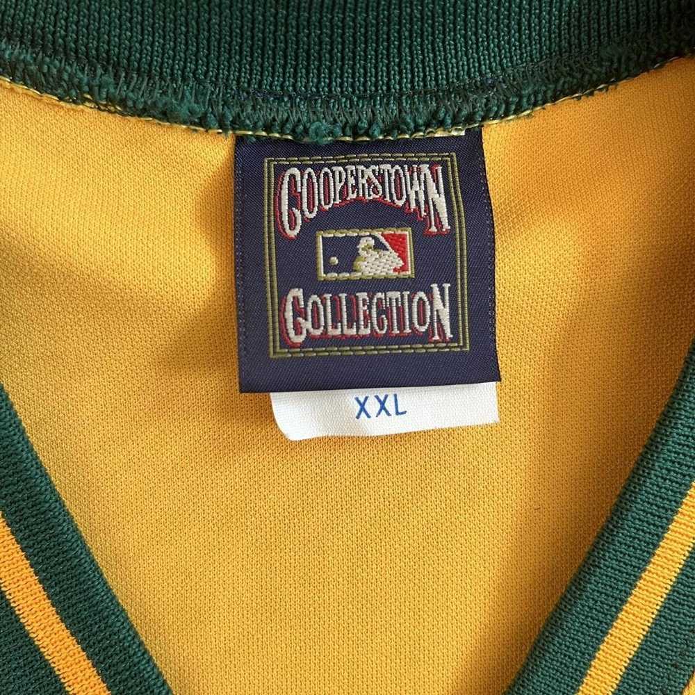 MLB Vintage Cooperstown Collection Oakland Jersey - image 5