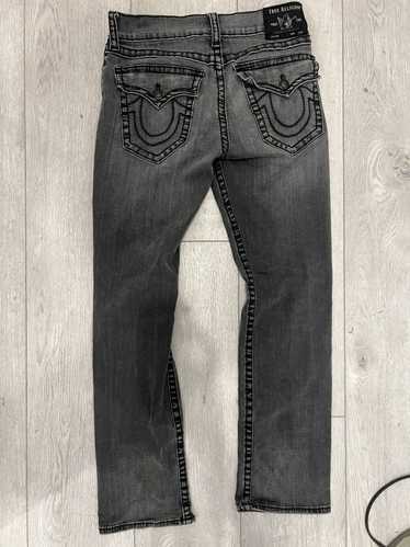 True Religion Grey-washed True Religion jeans