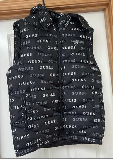 Guess Guess repeat puffer vest