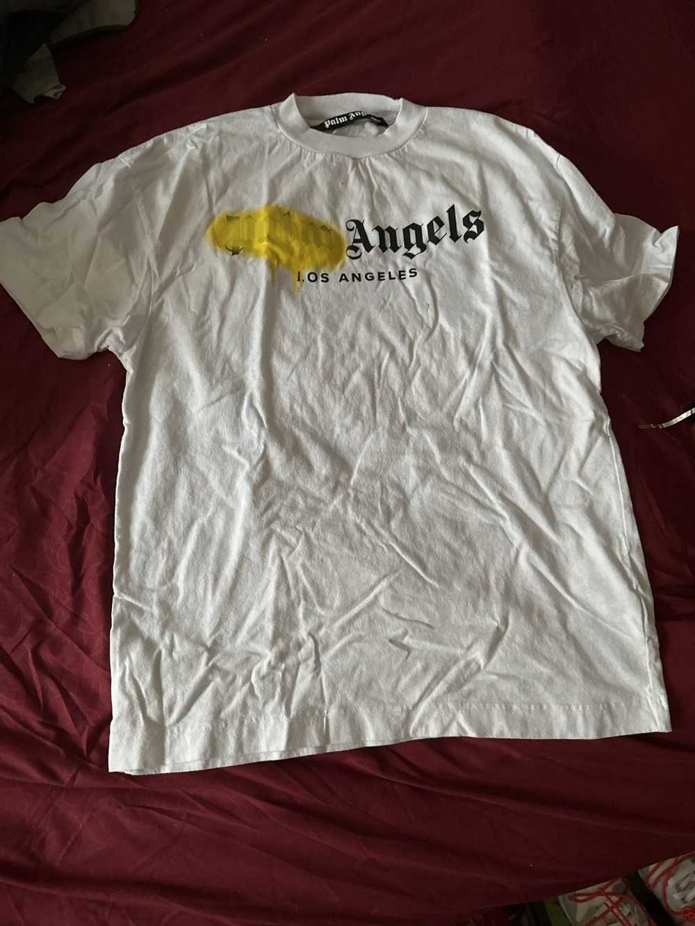 Palm Angels los ángeles sprayed t shirt - image 1