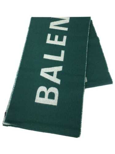 Balenciaga Balenciaga Wool Green Khaki Muffler Sca