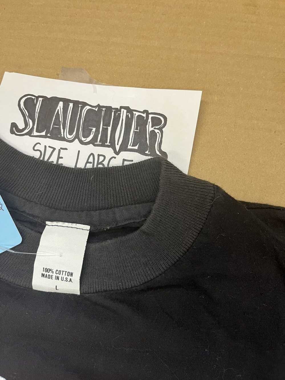 Band Tees × Made In Usa × Vintage Slaughter 1991 … - image 4