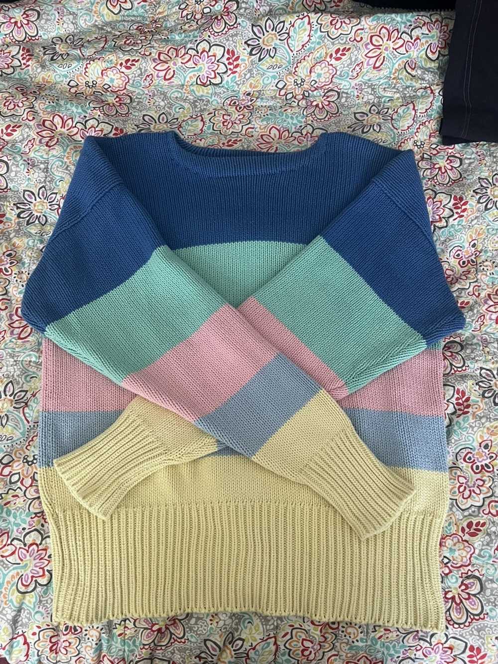 Polo Ralph Lauren Vintage Pastel Polo Sweater - image 1