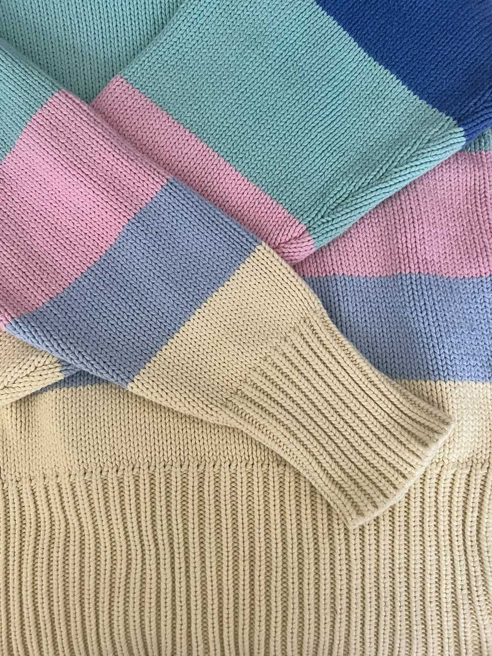 Polo Ralph Lauren Vintage Pastel Polo Sweater - image 3