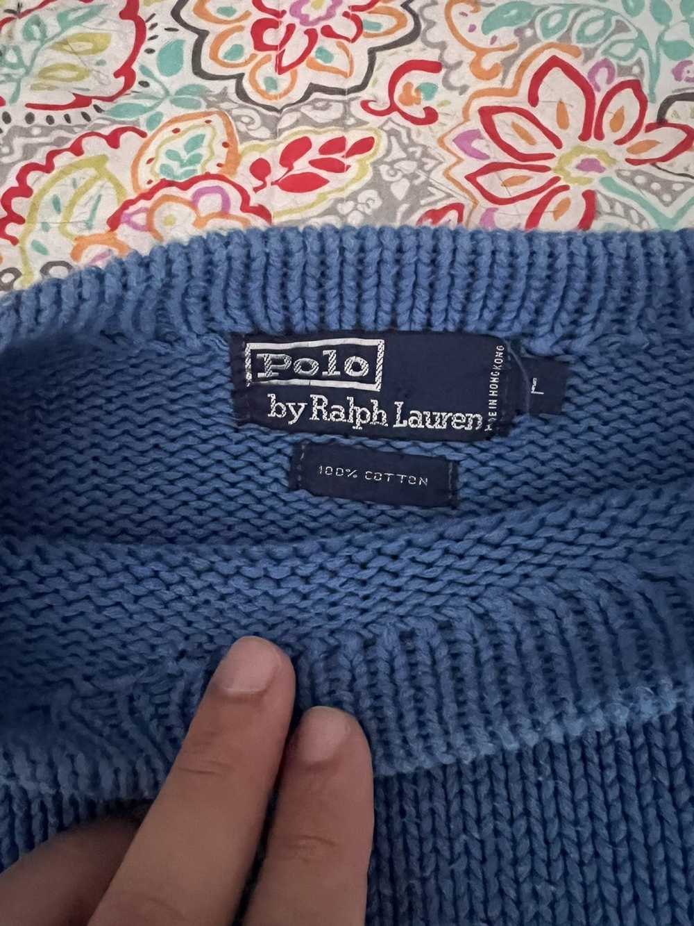 Polo Ralph Lauren Vintage Pastel Polo Sweater - image 5