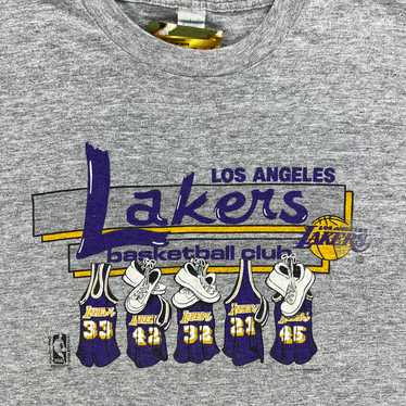 Vintage 1996 Shaq LA Lakers Opening Night T Shirt - Men's Medium – Flying  Apple Vintage