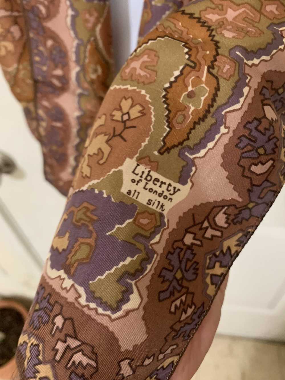 Liberty Of London × Vintage All Silk Paisley Scarf - image 7