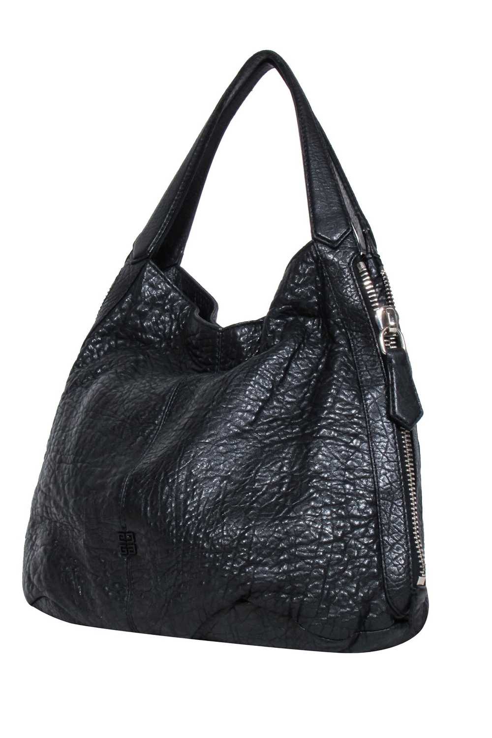 Givenchy - Black Leather Hobo Bag - image 2
