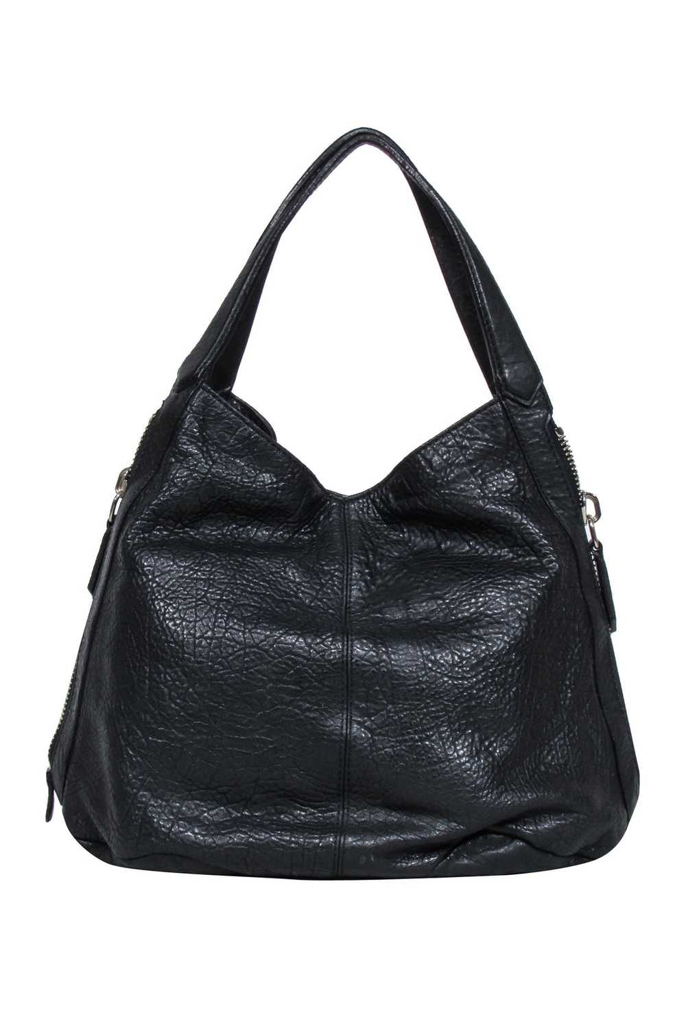 Givenchy - Black Leather Hobo Bag - image 3