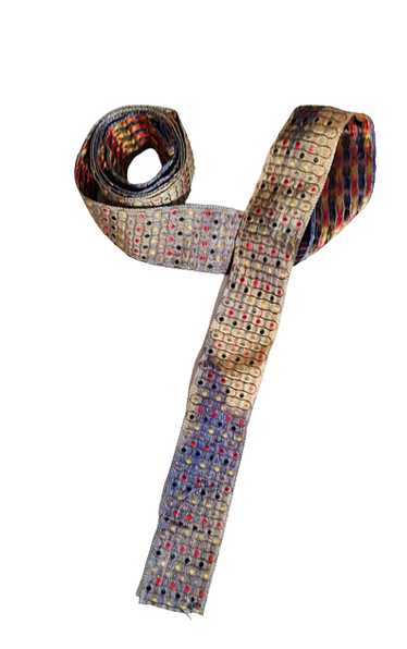 Art Deco 1920s Antique Ombre Ribbon With Dots In S