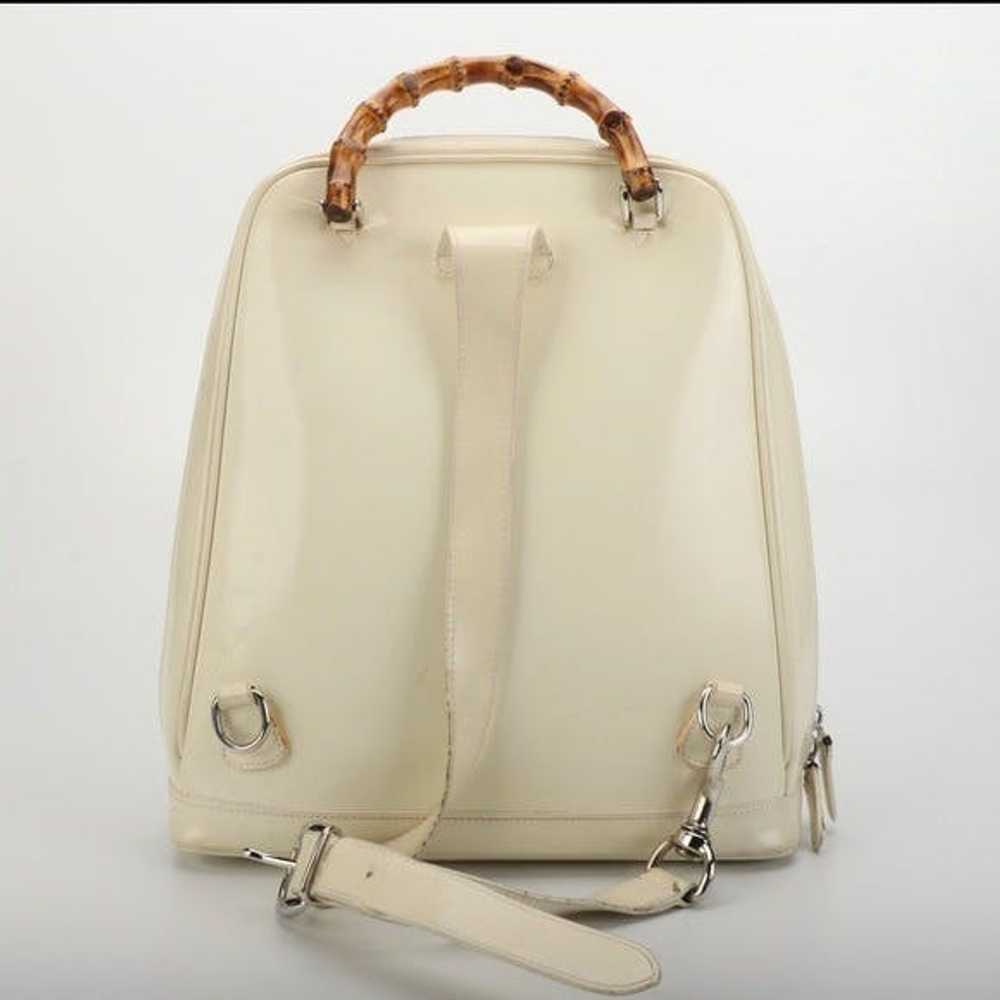 Gucci Vintage Gucci Bamboo Small Backpack - image 3