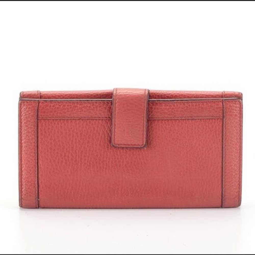 Gucci Gucci Charmy Red Leather Wallet - image 3