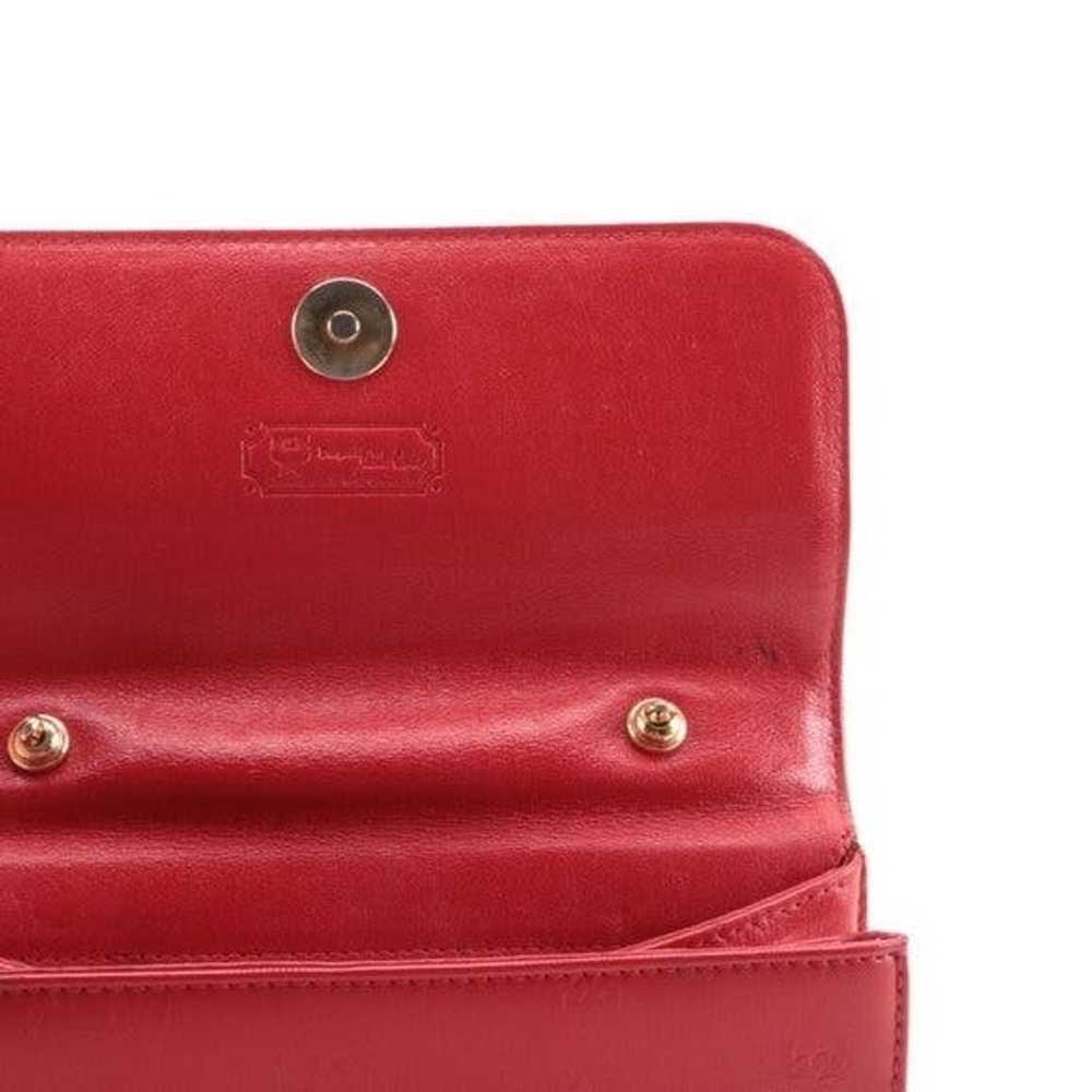 MCM MCM Red Visetos Top Handle Bag - image 7