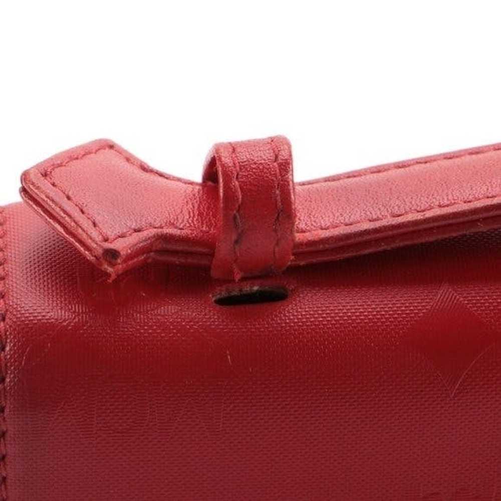 MCM MCM Red Visetos Top Handle Bag - image 8