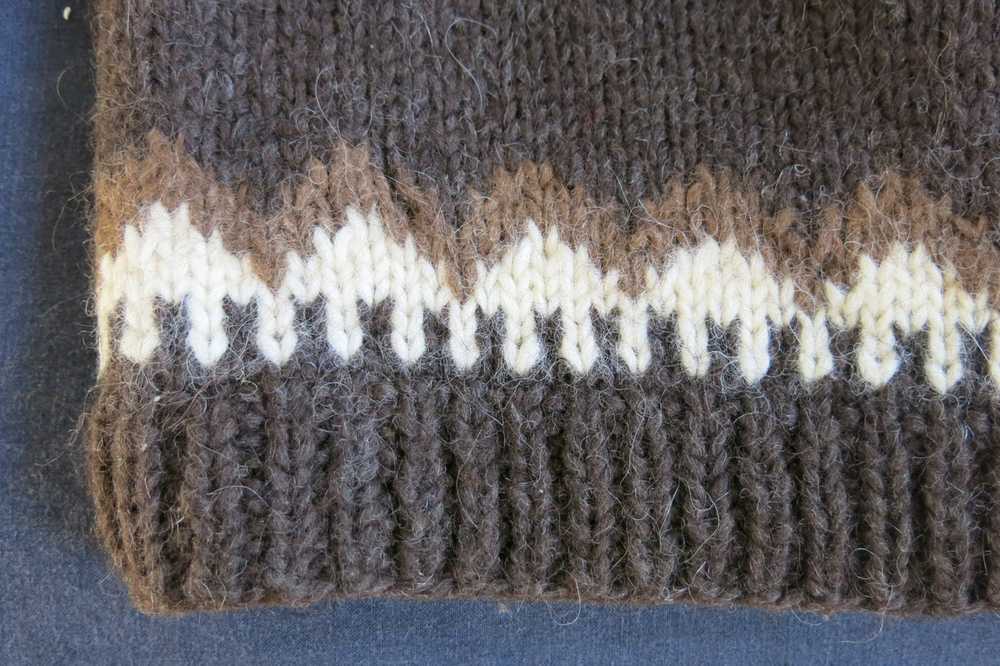 Vintage Icelandic Wool Sweater - image 7