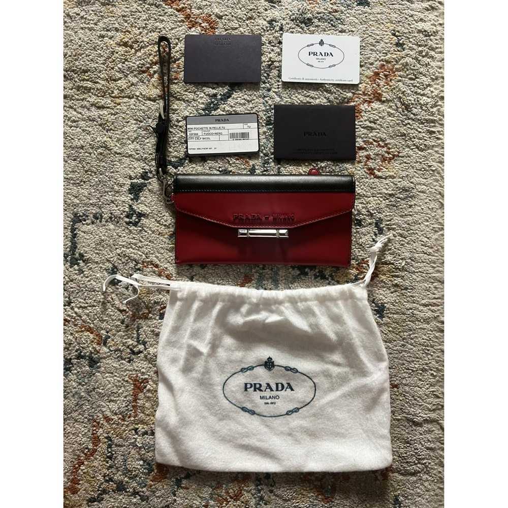 Prada Sidonie leather clutch bag - image 8