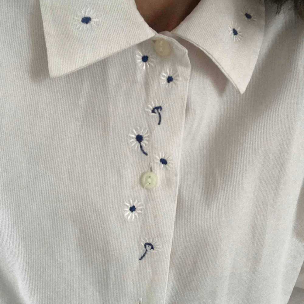 cotton shirt - White cotton shirt, Marine Paris b… - image 6