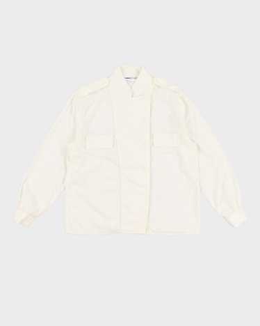 Vintage 80s Impromptu White Long Sleeved Shirt - L - image 1