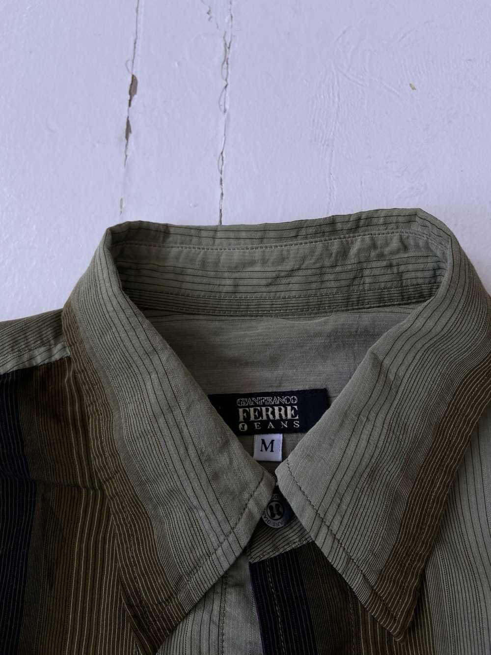 5,852円ferre vintage open collar shirts pattern