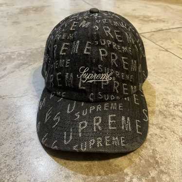 Supreme Velvet S Logo 6-Panel Black - FW20 - US