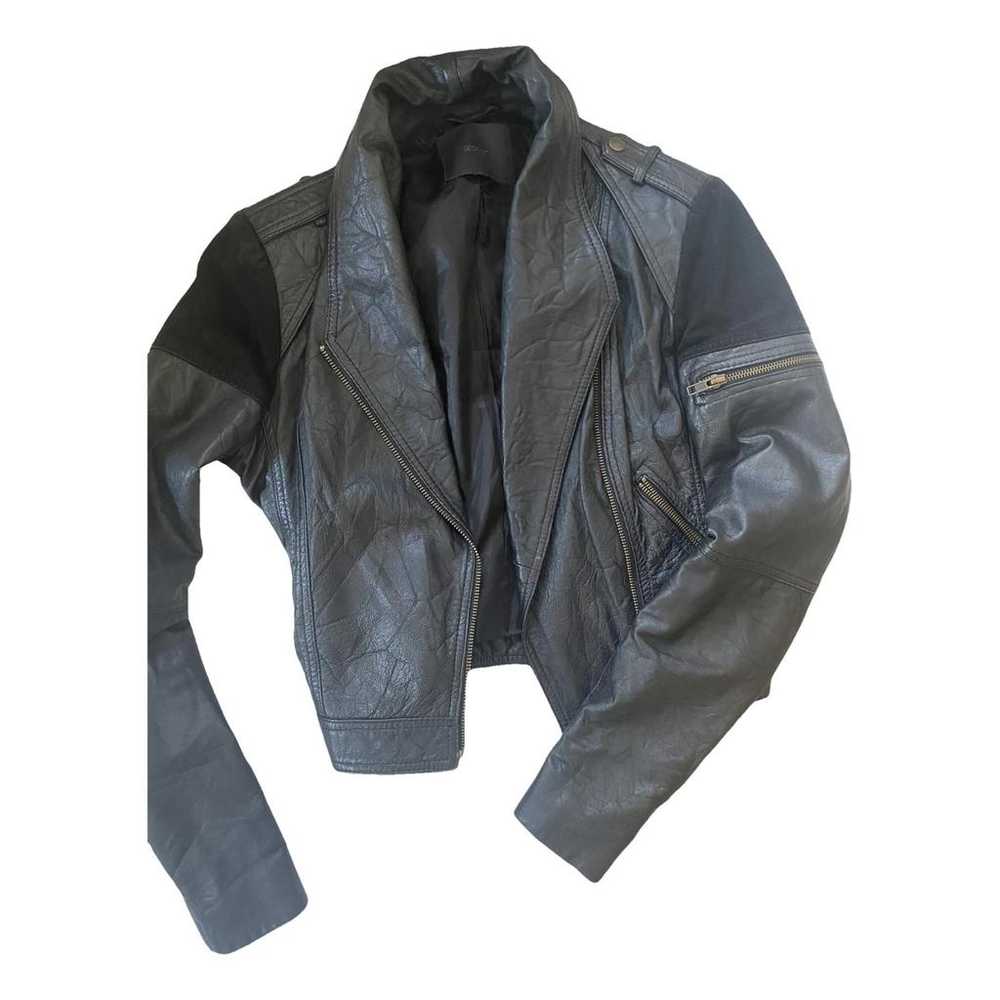 Gestuz Leather biker jacket - image 1