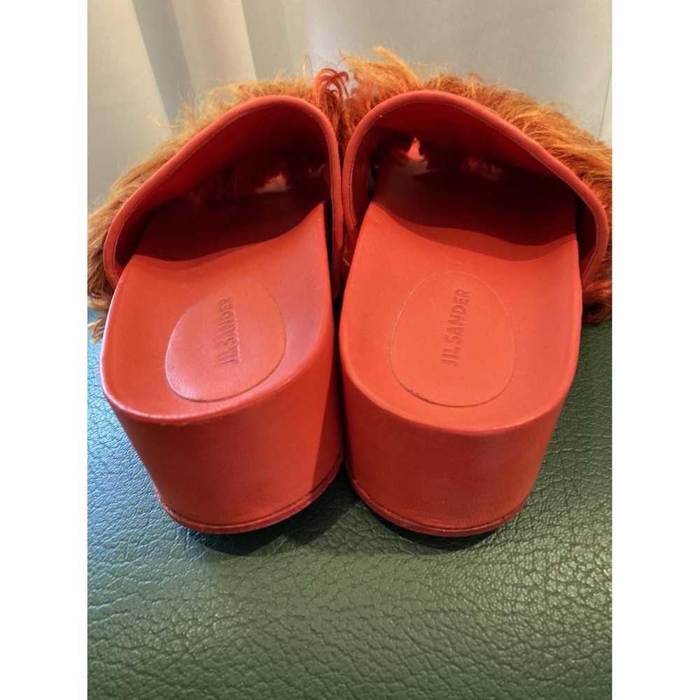 Jil Sander Leather mules - image 3