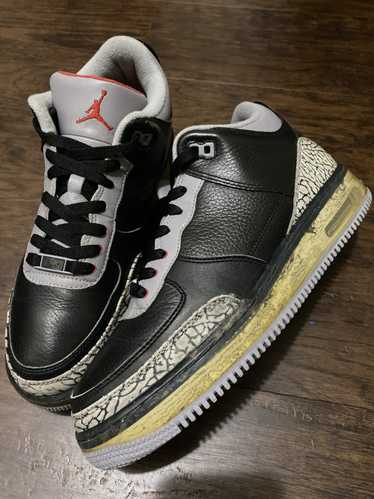 NIKE Air Force Jordan Fusion AJF 3 Reed Dark Shoes - Mens Size 9 333300 221  WORN