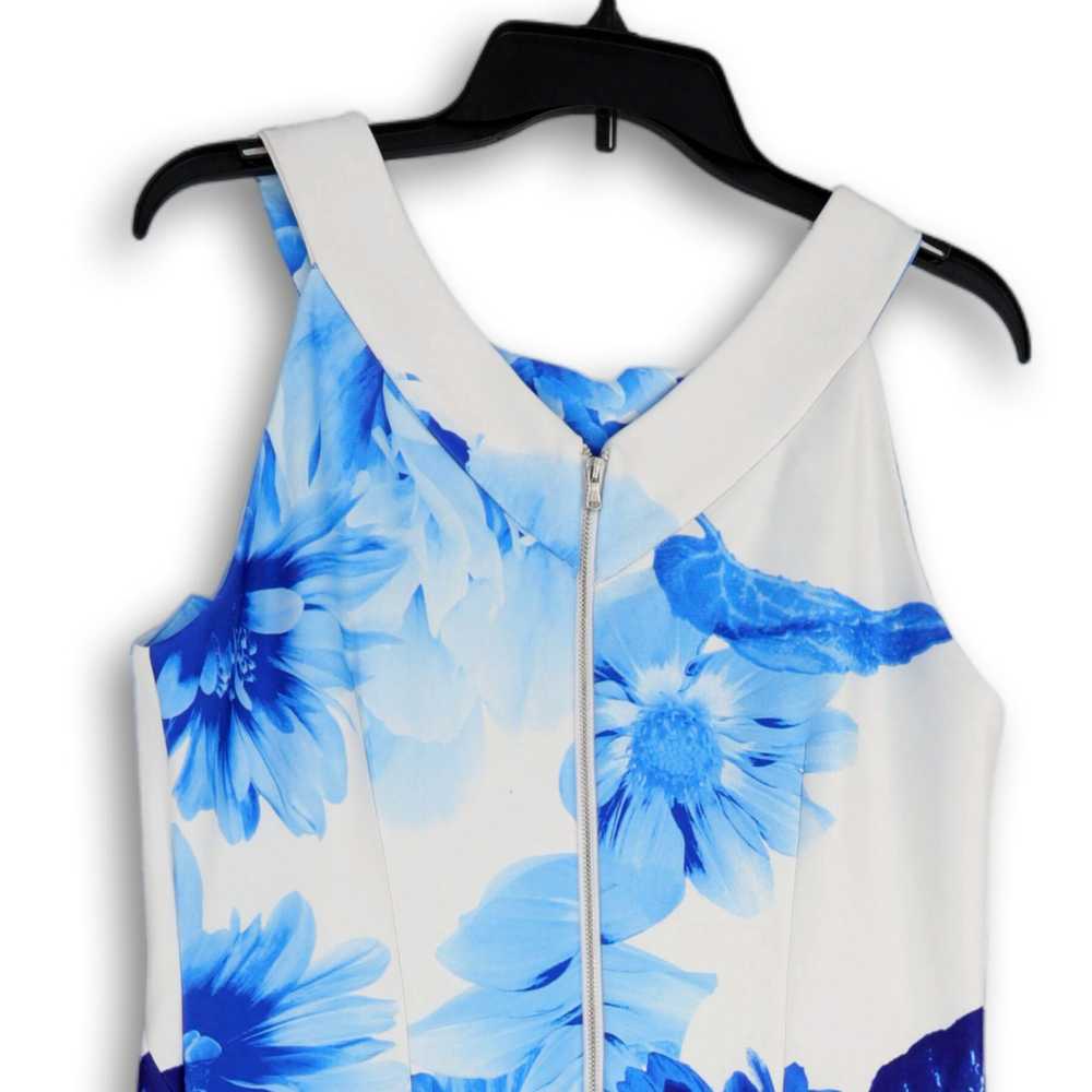 Gabby Skye Womens Blue White Floral Halter Neck B… - image 4