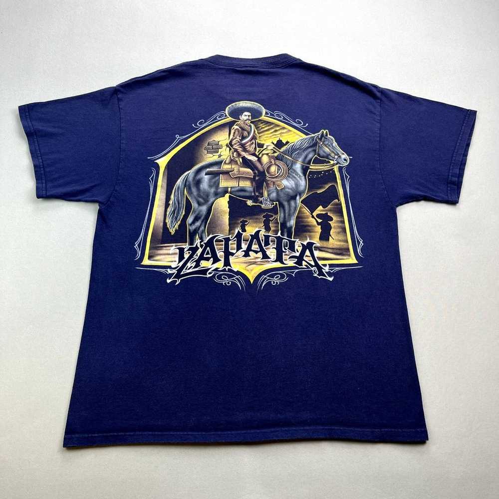 Vintage Vintage Emiliano Zapata T-Shirt Medium Bl… - image 1