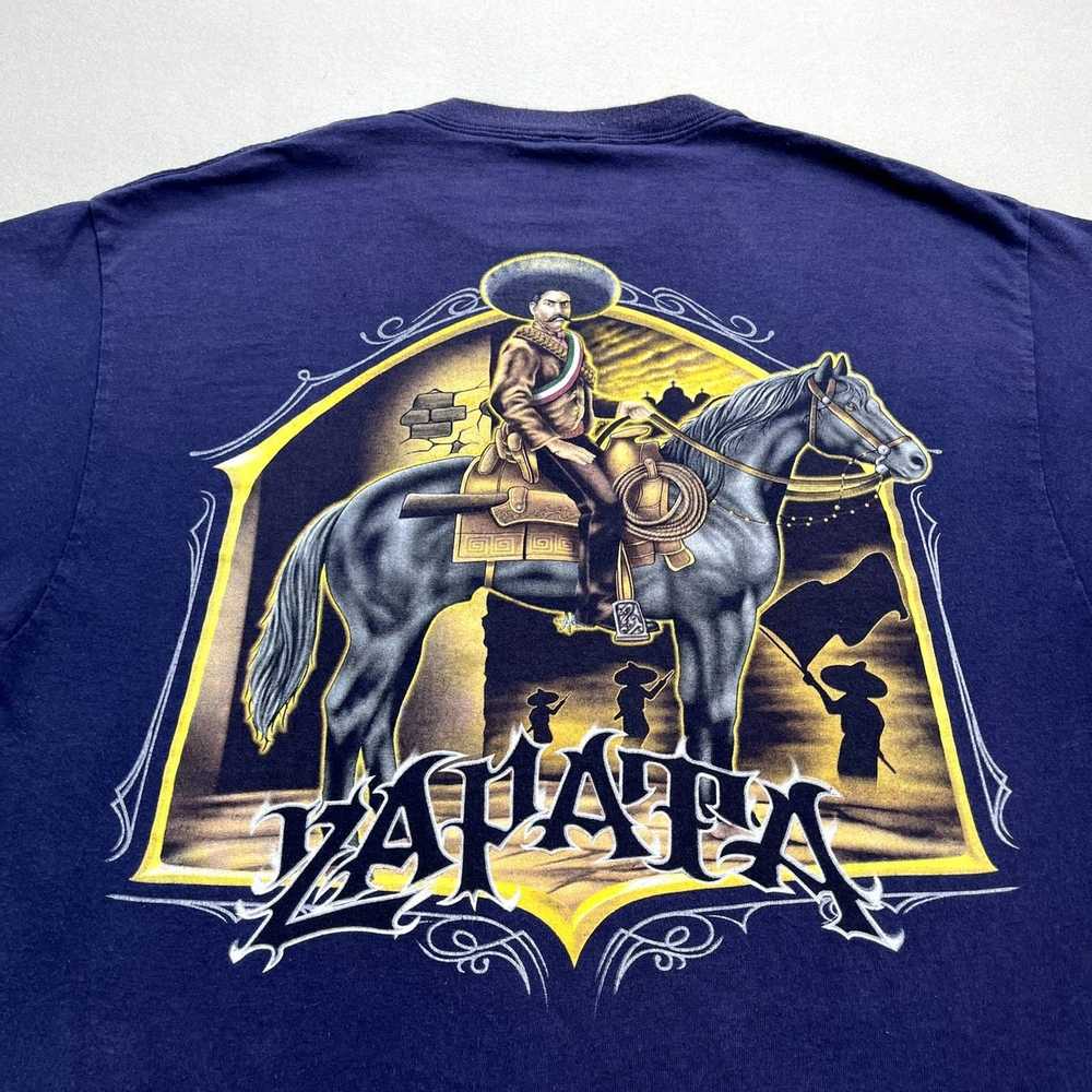 Vintage Vintage Emiliano Zapata T-Shirt Medium Bl… - image 2