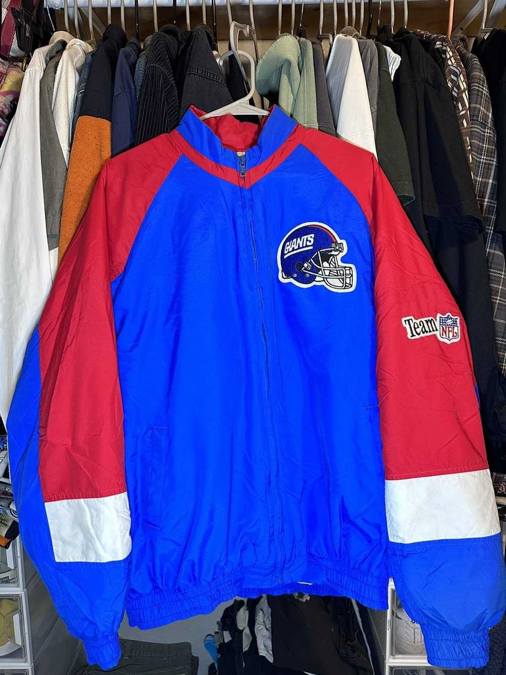 Vintage 80s NEW YORK GIANTS NFL Chalk Line Nylon Jacket XXL – XL3 VINTAGE  CLOTHING