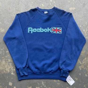 Vintage 80s Red White popular Blue Colorblock Full Zip Reebok Navy Men’s Large UK Logo