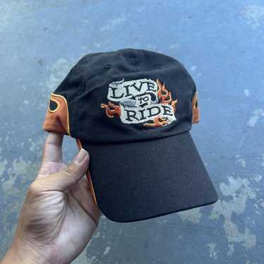 Harley Davidson Harley Davidson Live to Ride Hat - image 1