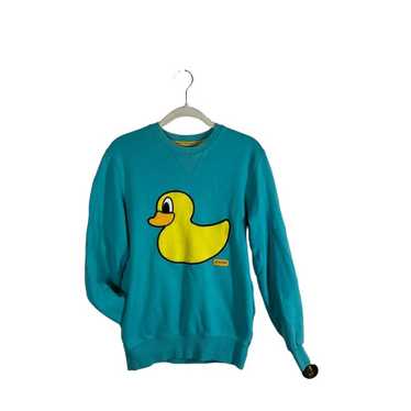 Pancoat Pancoat Teal Duck Long Sleeve Sweatshirt - image 1