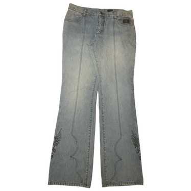 Harley Davidson Tattoo Seamed Bootcut Jeans