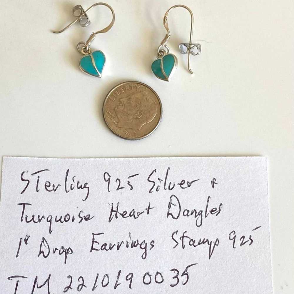 Sterling Silver TM# Sterling 925 Silver & Turquoi… - image 7