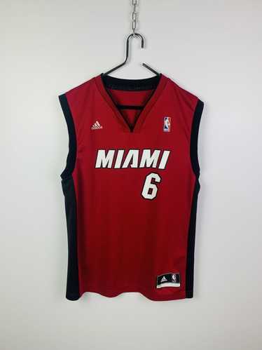 adidas, Shirts, Lebron James Miami Heat 6 Nba Adidas Jersey Burgundyblack  Mens Size Xl Nwt