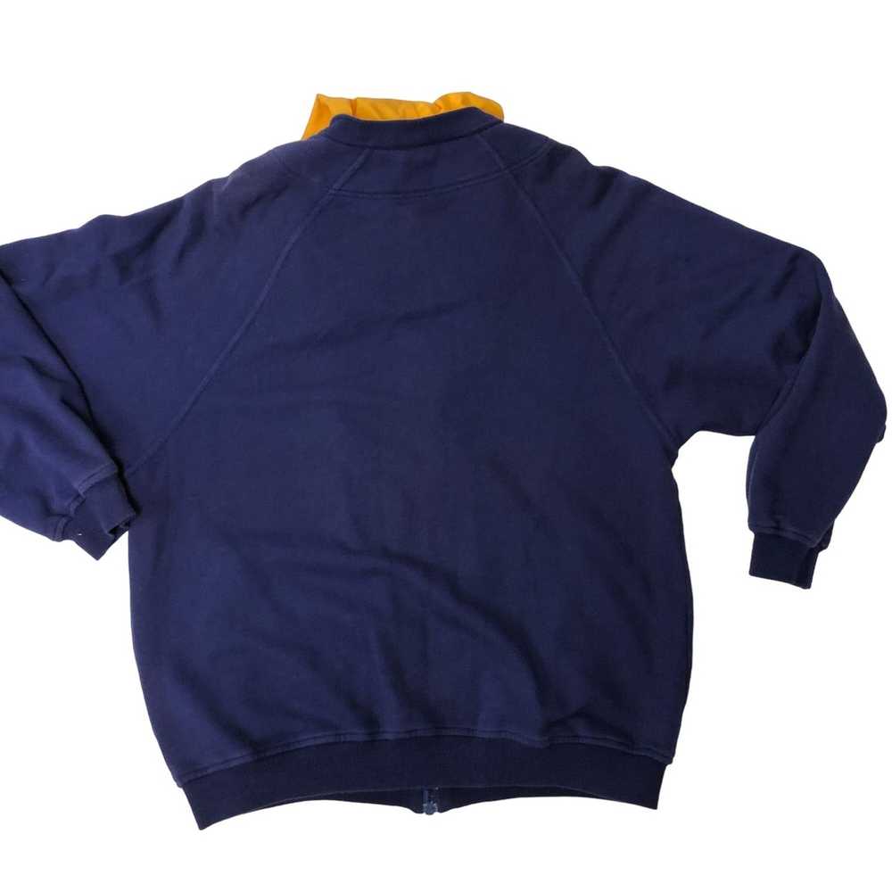 Izod 90's Izod Blue Red COLOR BLOCK Sweatshirt HI… - image 2