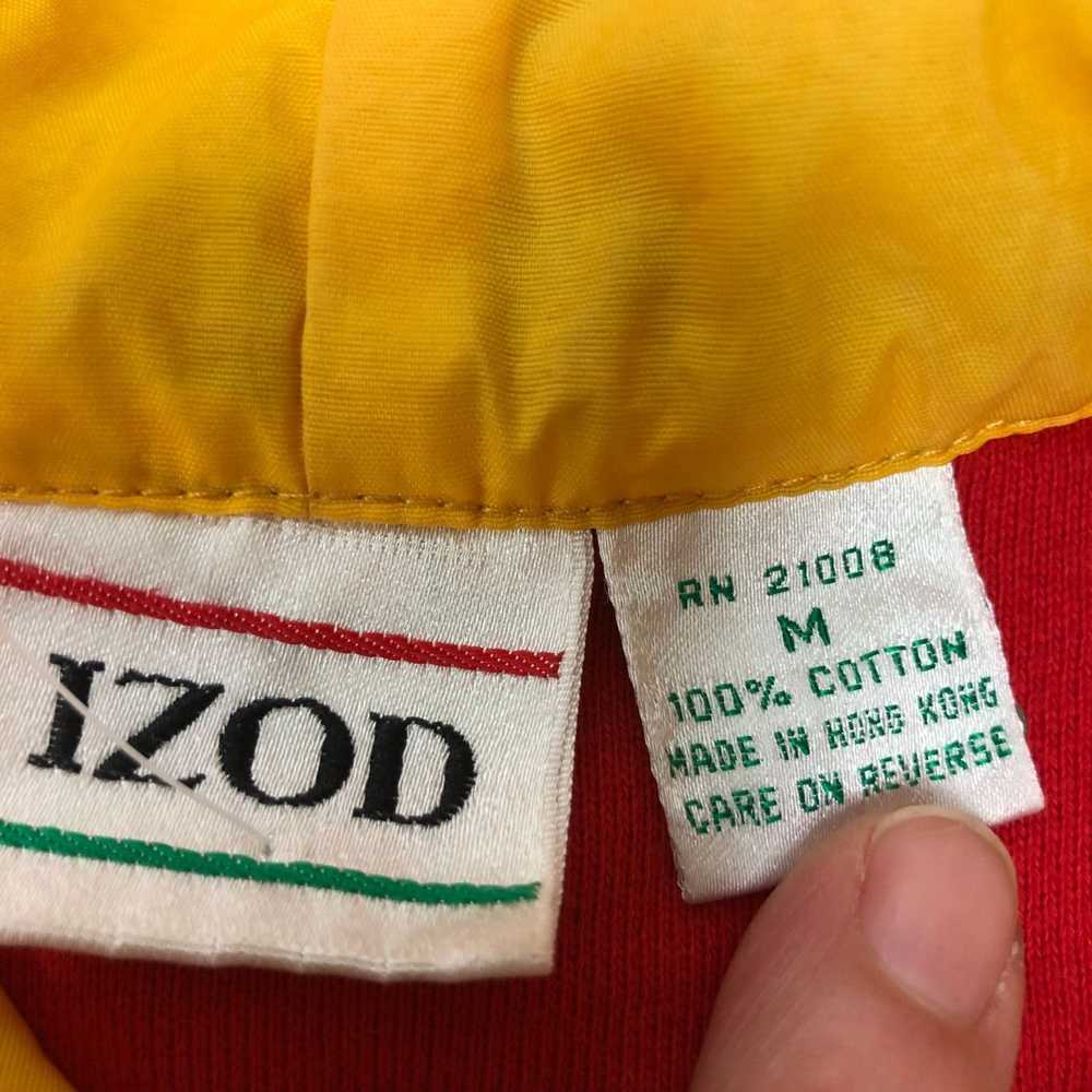 Izod 90's Izod Blue Red COLOR BLOCK Sweatshirt HI… - image 4
