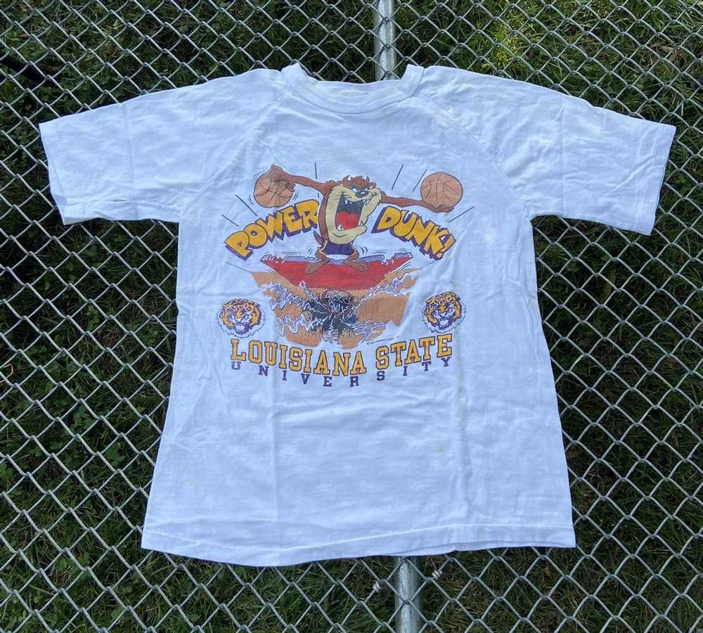 Vintage 80s T-shirt LOUISIANA TECH University Champion Tee 