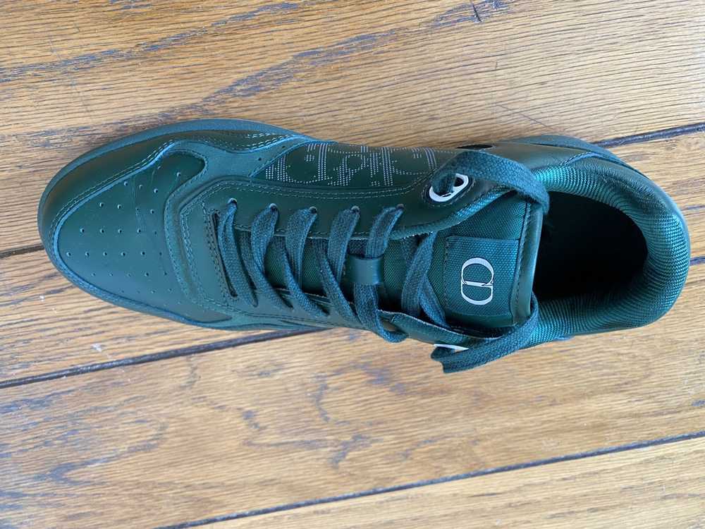 Dior Dior World Tour B27 Green Low Top Oblique Sn… - image 7